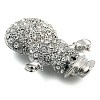 Christmas Theme Alloy Crystal Rhinestone Brooches JEWB-S022-02A-P-3