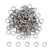 Brass Split Rings KK-E647-10P-6mm-1