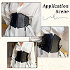 1Pc Imitation Leather Elastic Belts for Women AJEW-CL0002-90-5