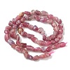Natural Pink Tourmaline Beads Strands GG-CBAAEDE-B06-4