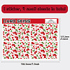 Rectangle PVC Plastic Waterproof Card Stickers DIY-WH0432-106-2