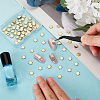 Brass Cabochons KK-OC0001-38F-3