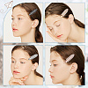 16Pcs 4 Colors Surfboard Shaped Alloy Rhinestone Alligator Hair Clips PHAR-CP0001-10-6