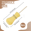 8Pcs Clay Pottery Sponge Stand AJEW-BC0009-64A-2