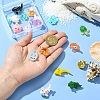 17Pcs 17 Styles Marine Series Resin Pendants RESI-YW0003-29-4