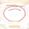 1Pc Adjustable Nylon Cord Slider Bracelets for Women BJEW-LP0001-32F-03-2