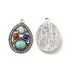 Retro Alloy Pendants TIBEP-L020-13AS-1