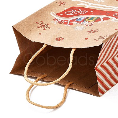 Christmas Theme Rectangle Paper Bags CARB-F011-01D-1