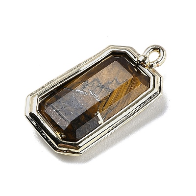 Natural Tiger EyePendants G-U019-04G-06-1