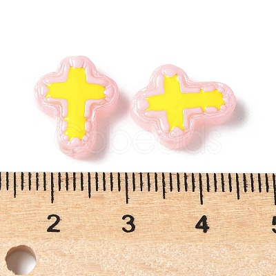 Baking Paint Glass Enamel Beads BLOW-D300-06R-1-1