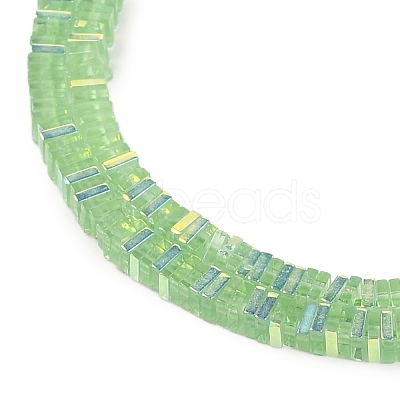 Electroplate Glass Beads Strands GLAA-B023-01A-10-1