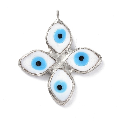 Handmade Lampwork Big Pendants LAMP-C009-02P-04-1