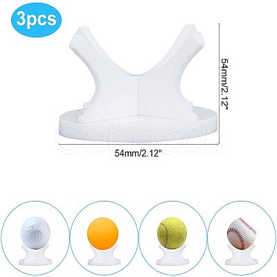 3Pcs Acrylic Hair Pin Displays Stand ODIS-OC0001-20-1