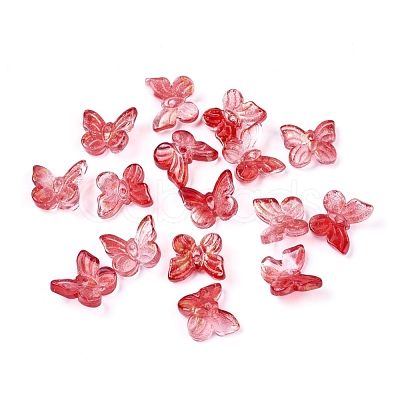 Electroplate Glass Beads EGLA-E059-E02-1