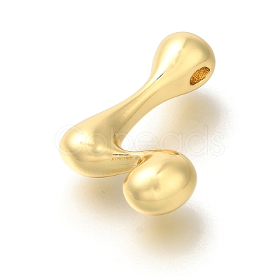 Rack Plating Brass Beads KK-S051-01G-L-1