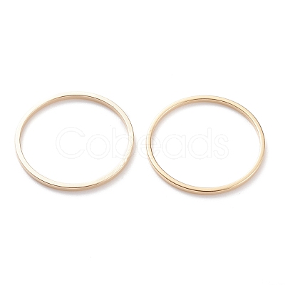 Brass Linking Rings KK-Y003-03H-G-1