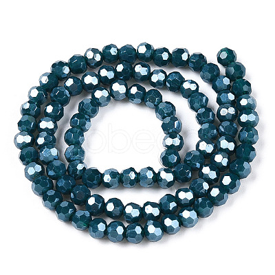 Opaque Glass Beads Strands LS-EGLA-A035-P4mm-A36-1