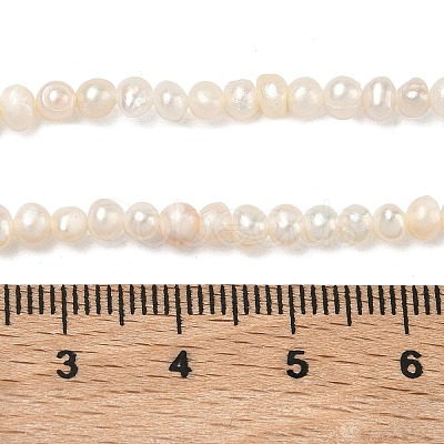 Natural Cultured Freshwater Pearl Beads Strands PEAR-L034-03-1