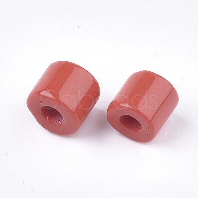 Opaque Glass Bugle Beads SEED-S023-02-M-1