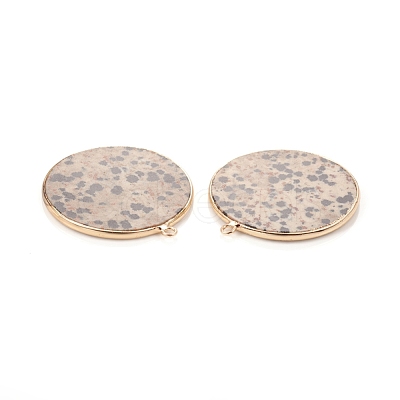 Natural Dalmatian Jasper Pendants G-E526-10F-1
