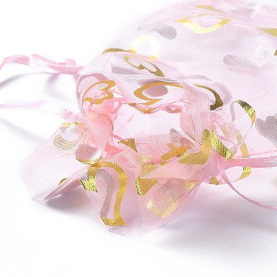 Organza Drawstring Jewelry Pouches OP-I001-B04-1