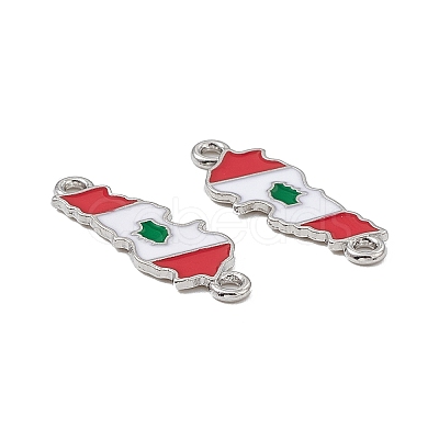 Alloy Enamel Connector Charms FIND-C019-37P-1
