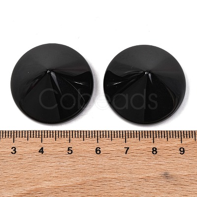 Natural Obsidian Cabochons G-Q184-01A-1