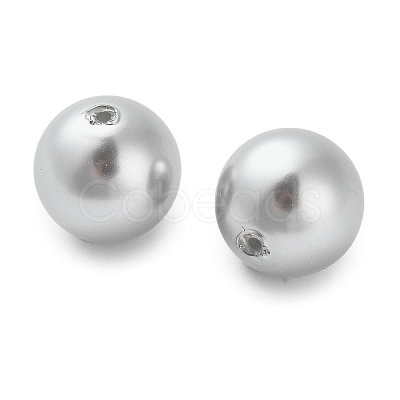 Baking Paint Pearlized Glass Pearl Round Beads HY-Q001-02C-1