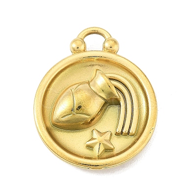 Real 18K Gold Plated Tone 304 Stainless Steel Pendants STAS-K291-01G-11-1