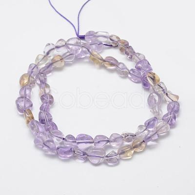 Natural Ametrine Beads Strands G-F521-22-1