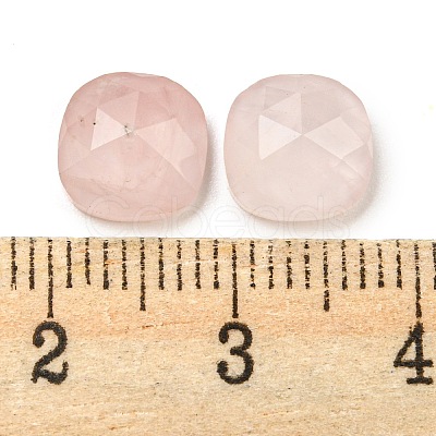 Natural Rose Quartz Cabochons G-M431-01I-1