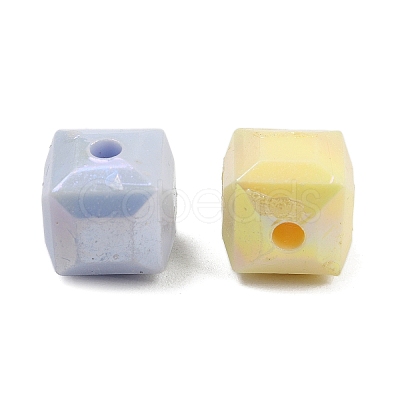 Opaque Acrylic Beads OACR-C022-15-1