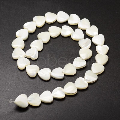 Natural Trochid Shell/Trochus Shell Beads Strands SSHEL-K012-01-A-1
