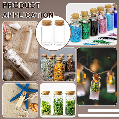 Glass Wishing Bottles for Bead Containers AJEW-WH0871-38B-1