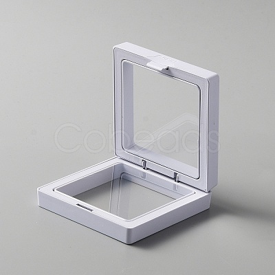 Plastic Jewelry Suspension Display Case CON-WH0088-31A-1