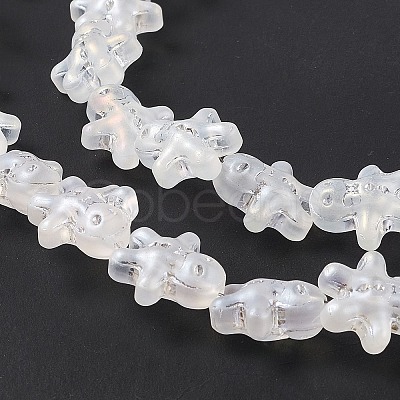Electroplate Glass Beads GLAA-P005-M-1
