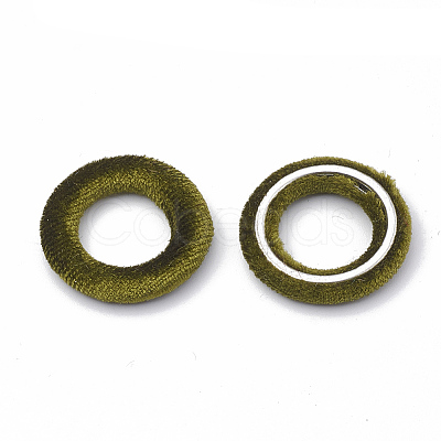 Velvet Covered Linking Rings WOVE-N009-05C-1