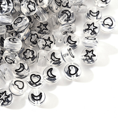 Transparent Acrylic Beads TACR-YW0001-12B-1