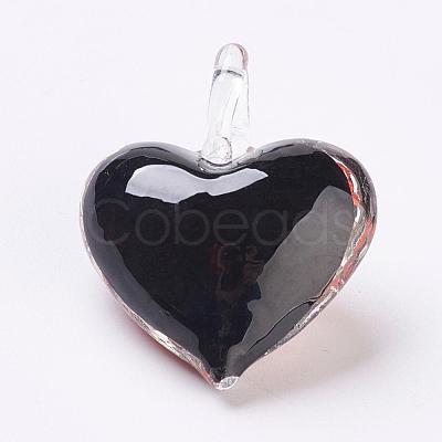 Handmade Lampwork Pendants LAMP-F009-09-1