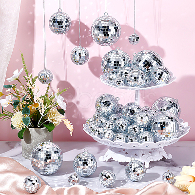 81Pcs 5 Styles Glass Pendants FIND-GW0001-02-1