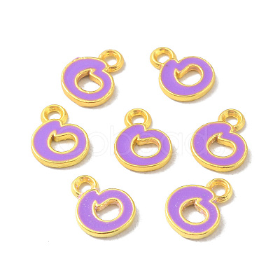 Alloy Enamel Pendants ENAM-P247-01MG-O-1