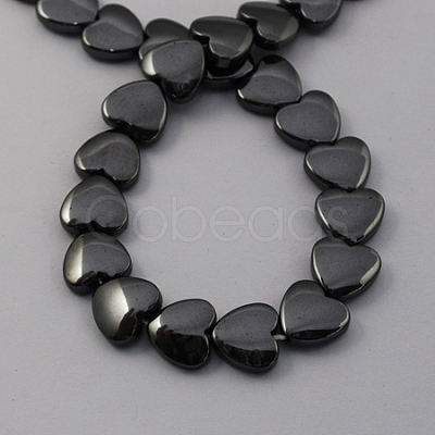 Non-magnetic Synthetic Hematite Beads Strands X-G-Q897-6x6mm-1
