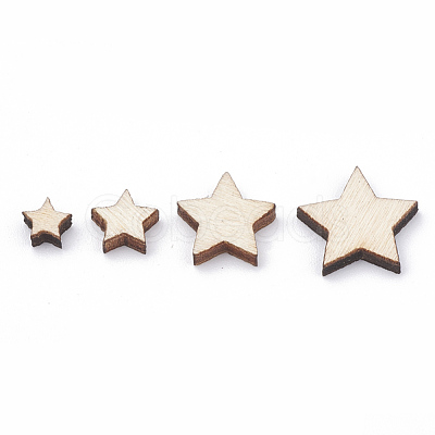 Undyed Natural Wood Beads WOOD-N002-02-1