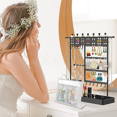 1Pc Calendar Style Plastic Jewelry Organizer Holder Rack for Jewelry Storage ODIS-BBC0001-01B-1