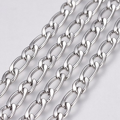 Tarnish Resistant 304 Stainless Steel Figaro Chains CHS-G005-D-02P-1