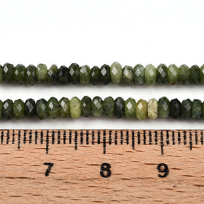 Natural Canadian Jade Beads Strands G-T141-42-1