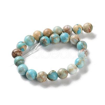 Dyed Natural Regalite/Imperial Jasper/Sea Sediment Jasper Beads Strands X-G-B124-C01-15-1