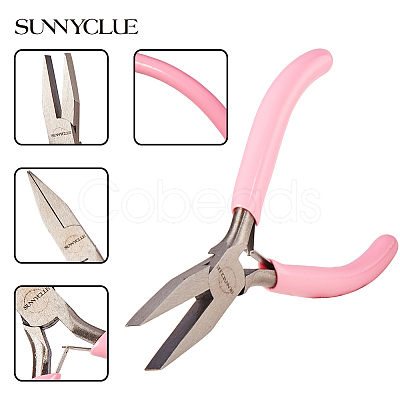 SUNNYCLUE 45# Carbon Steel Jewelry Pliers PT-SC0001-05-1