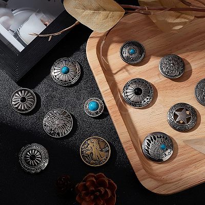 22 Sets Alloy Craft Solid Screw Rivet PALLOY-CA0002-22-1