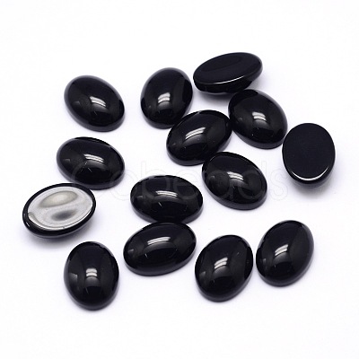 K9 Glass Cabochons Oval Flat Back Cabochons GGLA-L002B-02-1